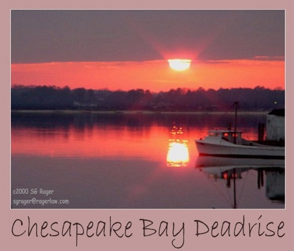 Chespeake Bay Deadrise at Sunset, Coles Point, VA