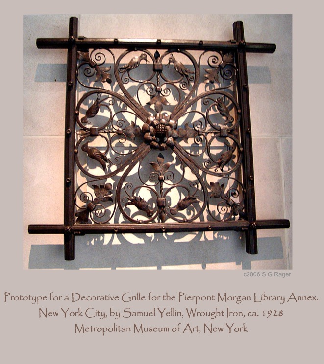 NYC: Art Nouveau Grille, Metropolitan Musem