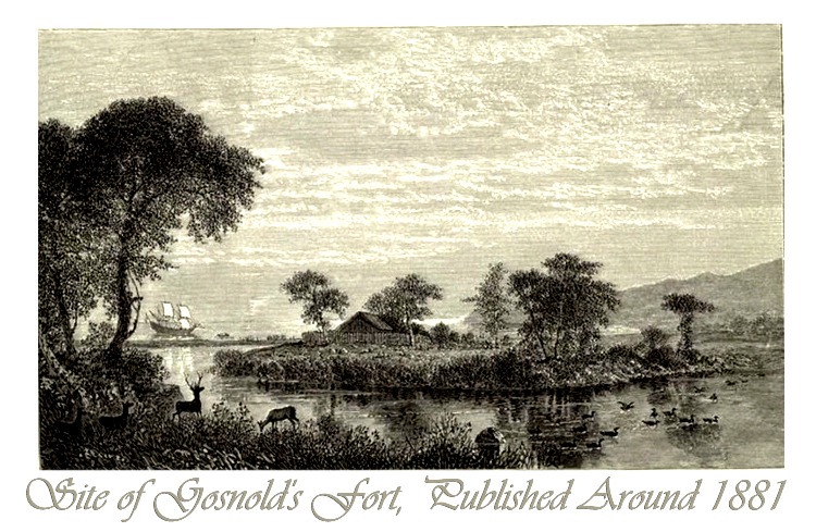 Site of Gosnold's Fort, publication date ca. 1881